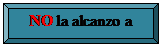 Bisel: NO la alcanzo a ver