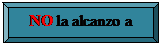 Bisel: NO la alcanzo a ver