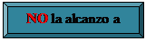 Bisel: NO la alcanzo a ver